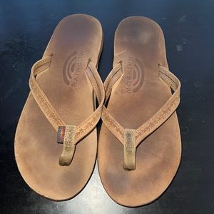 Rainbow sandals . Size 6